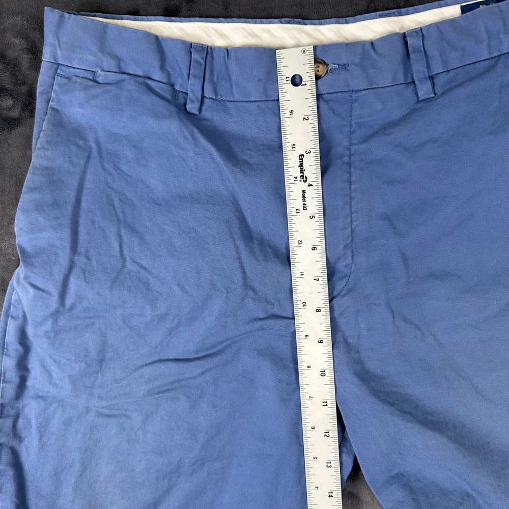 Polo Ralph Lauren Chino Shorts Mens 34 Blue Stretch Classic Fit - Picture 9 of 9